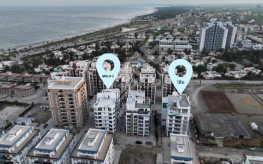 1+1 Blue Wave Apartments in Iskele, North Cyprus